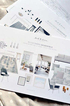 Interior design portfolio example