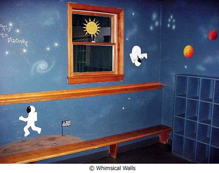 Tips on Decorating Children`s Rooms — Stencils for Spring Design